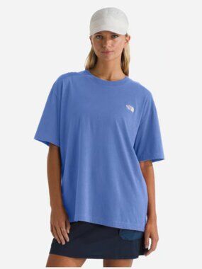 North‎ Face Evolution Oversized Short-Sleeve T-Shirt Women's XL Periwinkle NWT